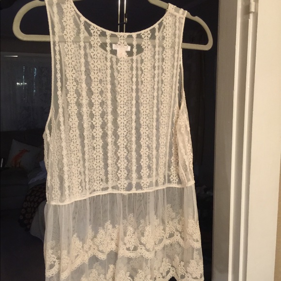 Lace Top, Large - Picture 4 of 4